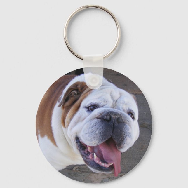 Llavero Bulldog inglés antiguo (Anverso)