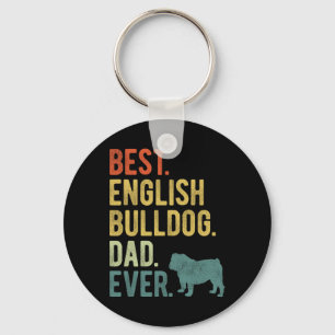 Llavero Bulldog inglés papá perro nunca papá padre 39 día