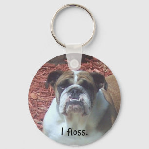Llavero Bulldog inglés - seda de I