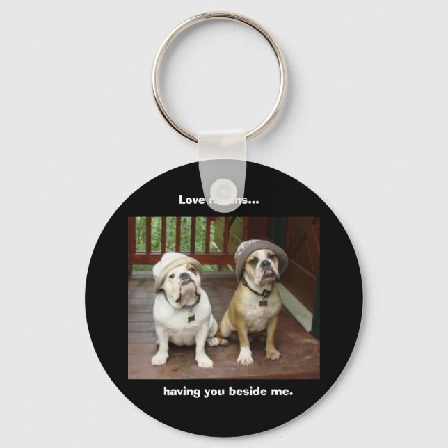 Llavero Bulldog Keychain (Anverso)