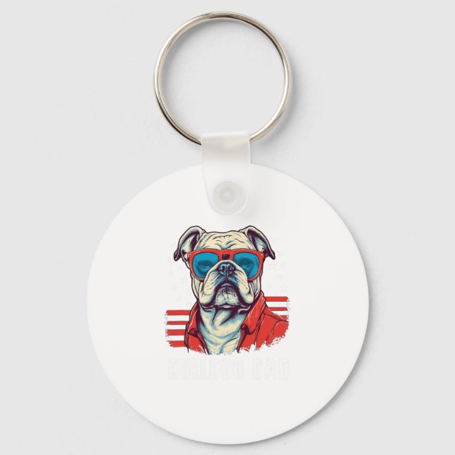 Llavero Bulldog Papá (Anverso)