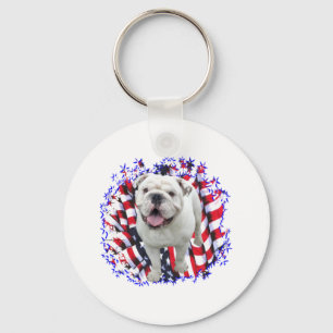 Llavero Bulldog Patriota