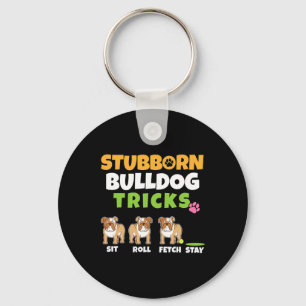 Llavero Bulldog Tricks I Perg Lover I Fun English Bulldog
