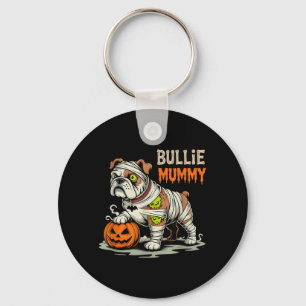 Llavero Bullie Mummy Halloween Bulldog