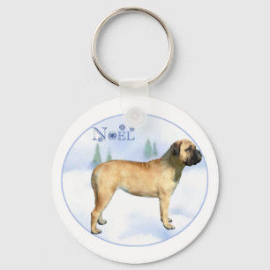 Llavero Bullmastiff Noel Keychain