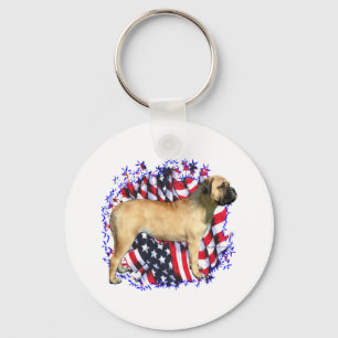 Llavero Bullmastiff Patriot