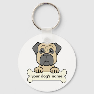 Llavero Bullmastiff personalizado