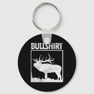 Llavero Bullshirt Funny Bull Elk Deer Buck Bow Hunting Hun