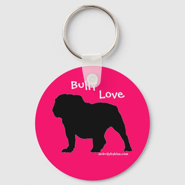 Llavero Bully Love bulldog keychain (Anverso)