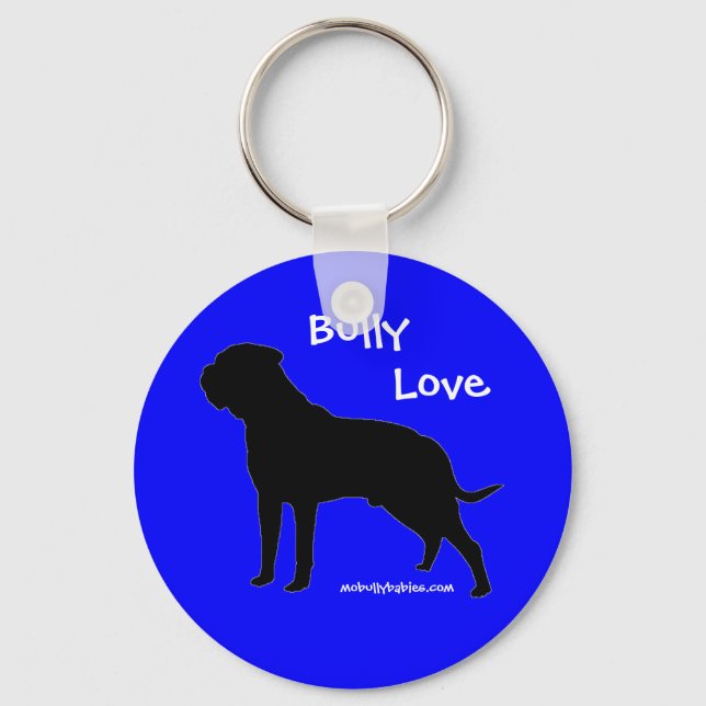 Llavero Bully Love bullmastiff keychain (Anverso)