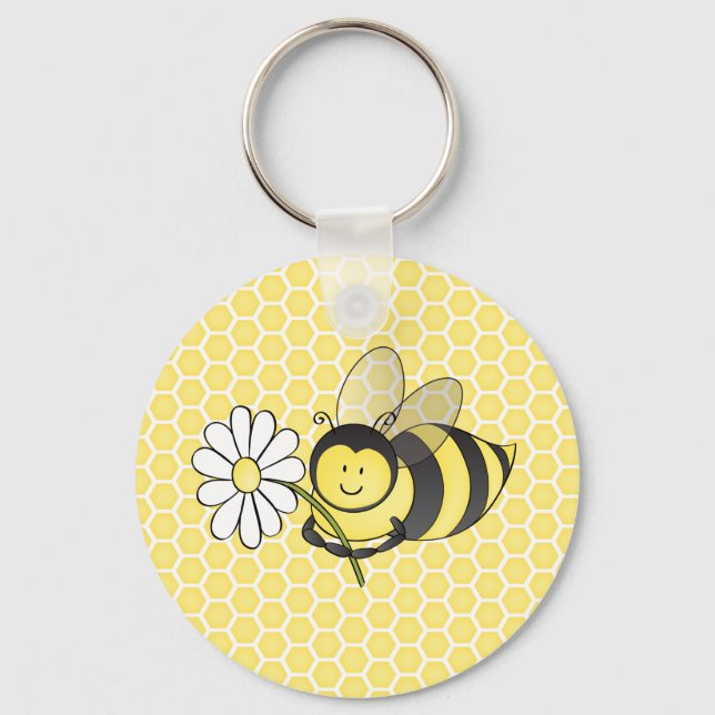 Llavero Bumble Bee con Daisy (Anverso)