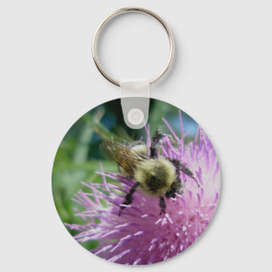 Llavero Bumble Bee en Thistle Keychain