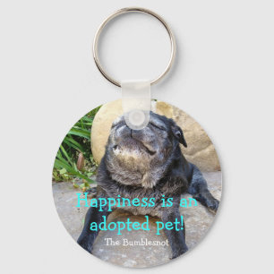 Llavero Bumblesnot keychain: Happiness es un mascota adopt
