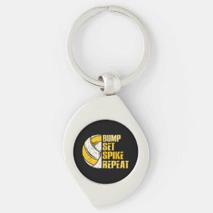 Llavero Bump Set Spike Repetir Voleibol Divertido