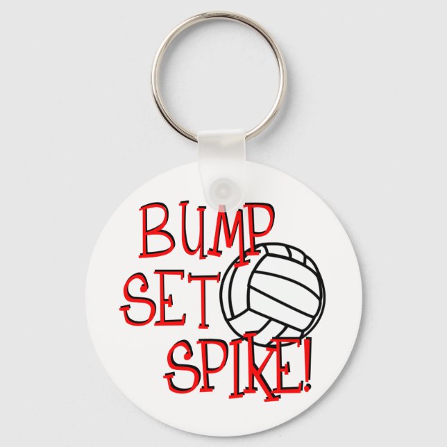 Llavero ¡Bump, Set, Spike! Voleibol (Anverso)
