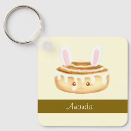 Llavero Bun de Cinnamon de postre dulce conejo