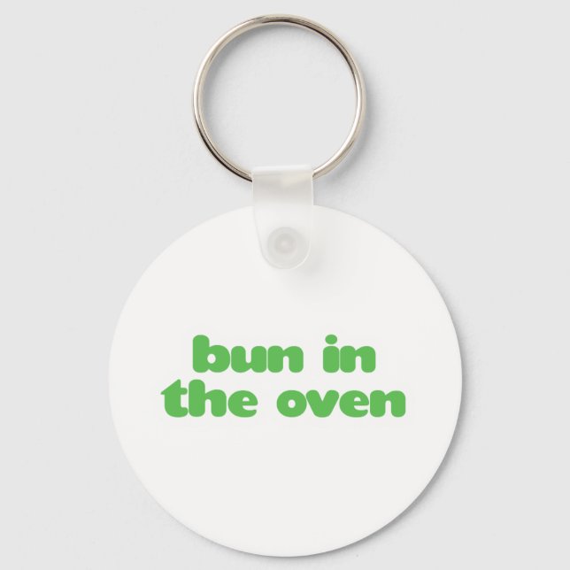Llavero Bun In the Oven - green (Anverso)
