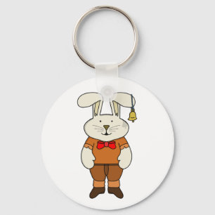 Llavero Bunny con una campana en el oído