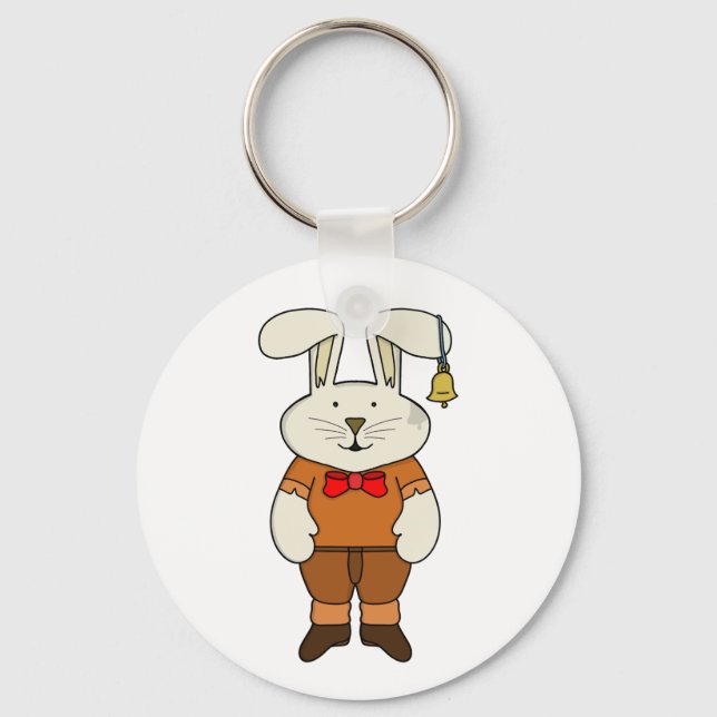 Llavero Bunny con una campana en el oído (Anverso)