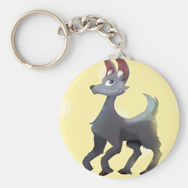 Llavero Bunny de la Alpaca - Gris/Iluminación máxima (Frente)