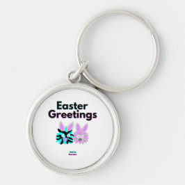 Llavero Bunny Fuzzies Premium Round Keychain