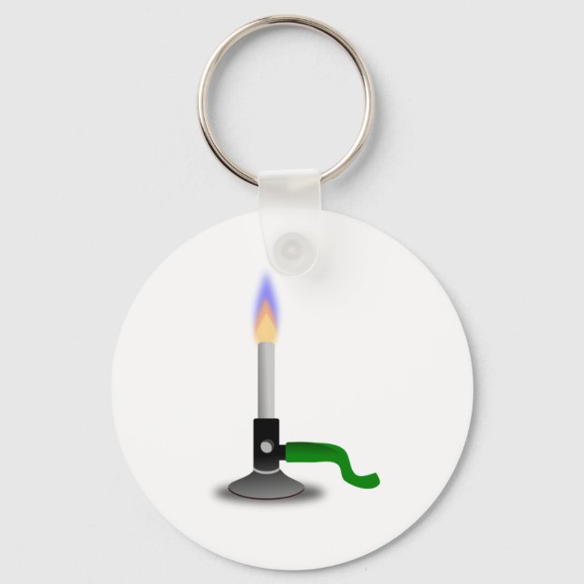 Llavero Bunsen Burner de Ciencia y Química (Anverso)