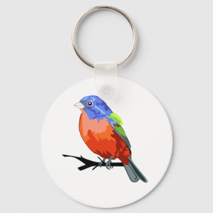 Llavero Bunting pintado