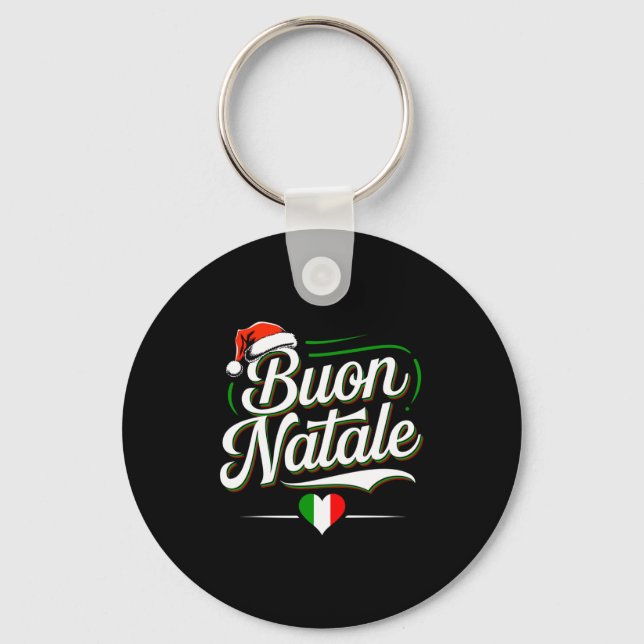 Llavero Buon Natale Italian Family Christmas Italy Pride H (Anverso)