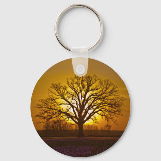 Llavero Bur Oak Sunset