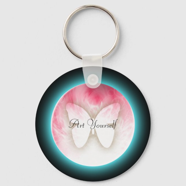 Llavero Burbujas de mariposa (Anverso)