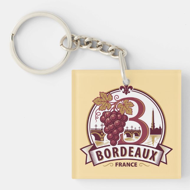 Llavero Burdeos Francia (Frente)