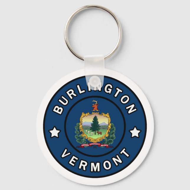 Llavero Burlington Vermont (Anverso)