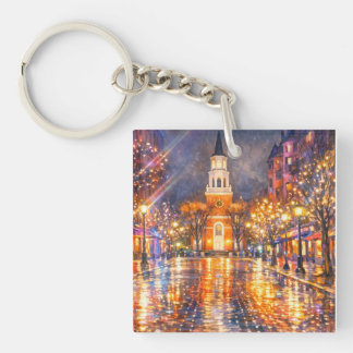 Llavero Burlington Vermont Church Street Acrylic Keychain