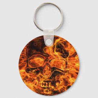 Llavero Burning skull