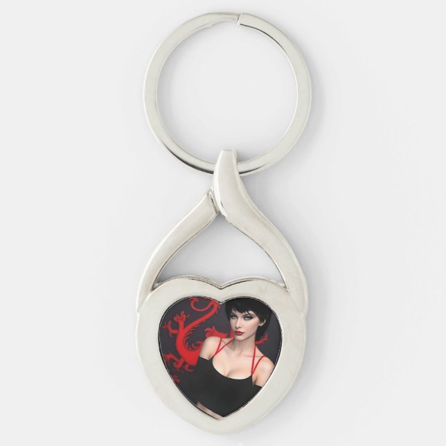 Llavero Burnt Out Souls metal keychain (Anverso)