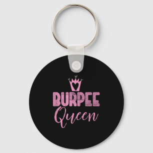 Llavero Burpee Queen Funny Sy Motivation Gym Lover
