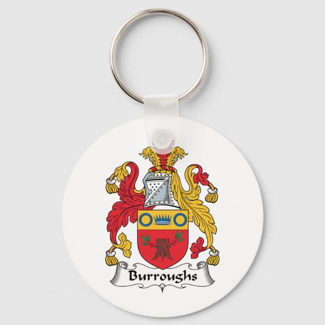 Llavero Burroughs Family Crest (Anverso)