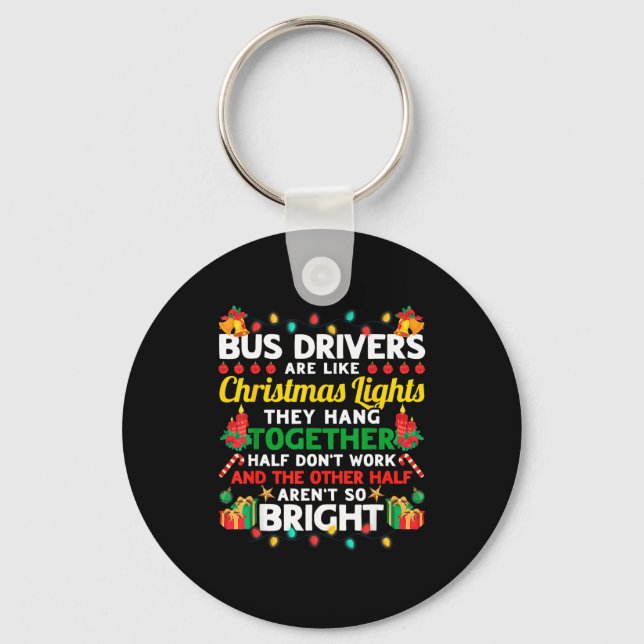 Llavero Bus Driver Co-worker Christmas Surprise Uni-adults (Anverso)