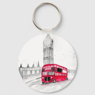 Llavero Bus Rojo Londres