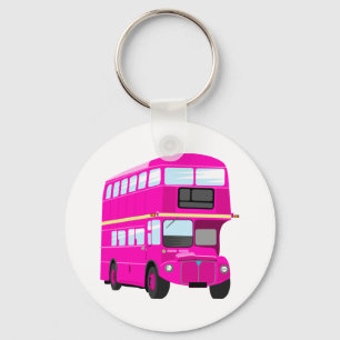 Llavero Bus rosa