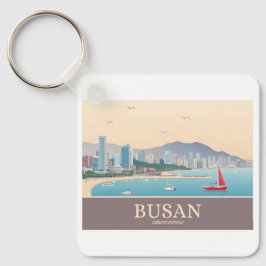 Llavero Busan South Korea Pastel Travel