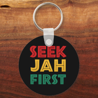 Llavero Busca a Jah Primero Colores Rastafari Reggae Rasta