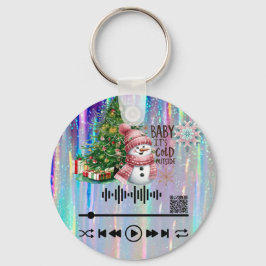 Llavero Buscar , "Frío fuera" KeyChain