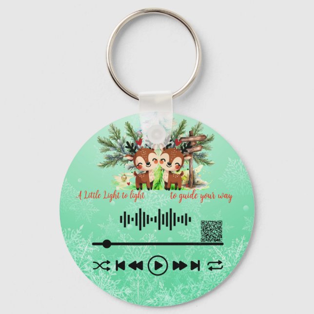 Llavero Buscar, guiar su camino KeyChain (Anverso)