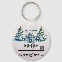Llavero Buscar, "Let it Snow" KeyChain