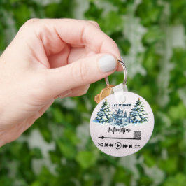 Llavero Buscar, "Let it Snow" KeyChain