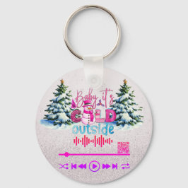 Llavero Buscar vídeo, "Cold Outside" KeyChain