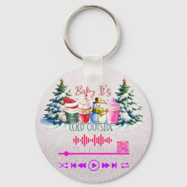 Llavero Buscar vídeo, "Cold Outside" KeyChain