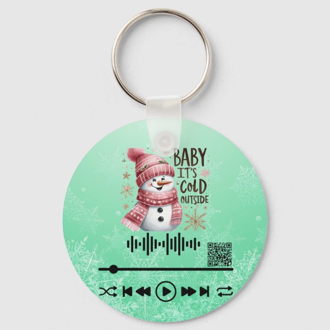 Llavero Buscar vídeo, "frío fuera (Anverso)