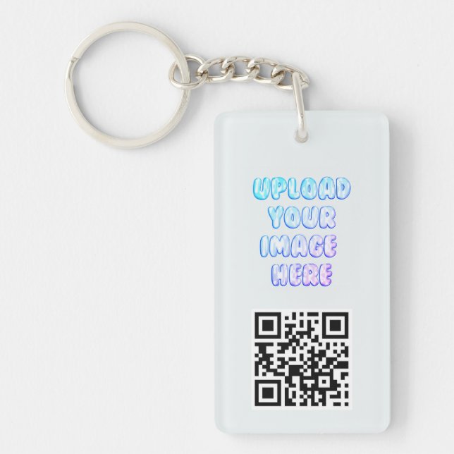 Llavero Business Brand and QR Code Logo Keychain (Frente)